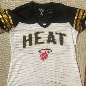 White and Black HEAT Mesh Jersey